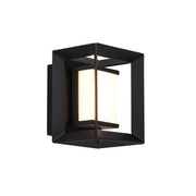 Chaplin Wall Light - Black Metal & Opal Acrylic