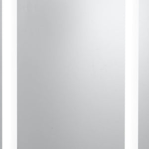 Searchlight Electric Bathroom Mirror w Shaving Socket  -  Chrome & Frosted, IP44  7450