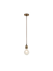 Antique Brass 1Lt Cable Suspension