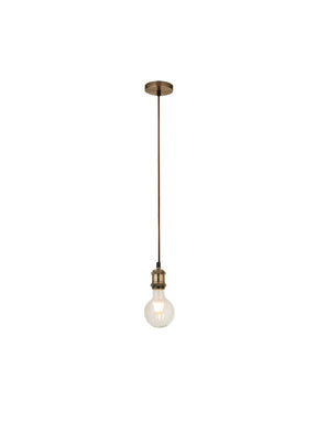Antique Brass 1Lt Cable Suspension