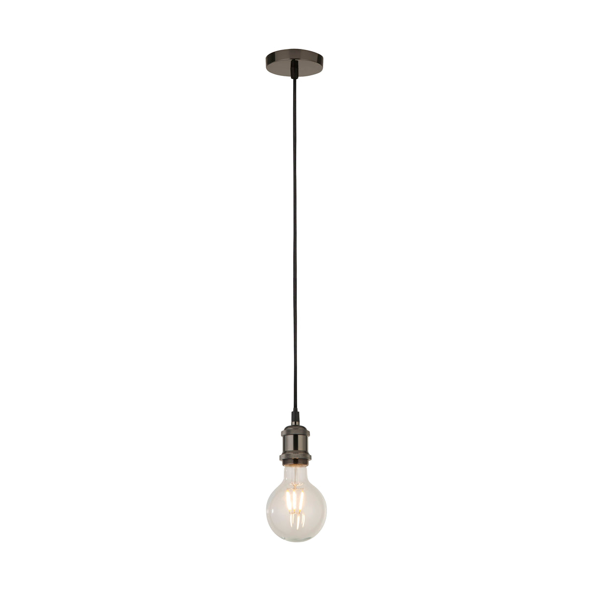 Black Chrome 1Lt Cable Suspension