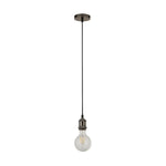 Searchlight Electric Black Chrome 1Lt Cable Suspension 7461BC
