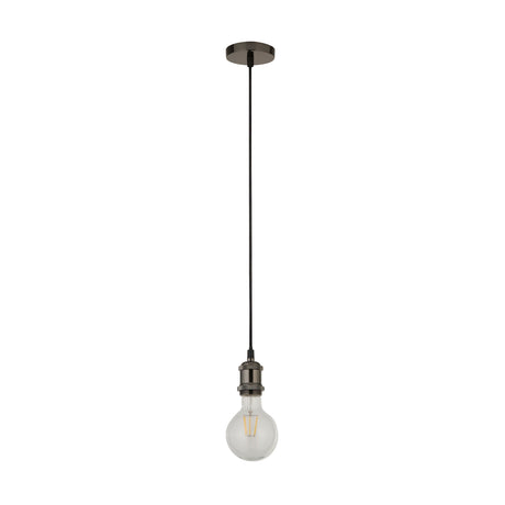 Searchlight Electric Black Chrome 1Lt Cable Suspension 7461BC