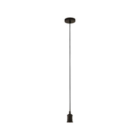 Matt Black 1Lt Cable Suspension