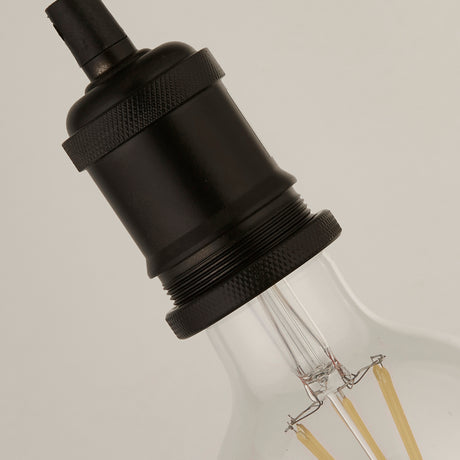 Searchlight Electric Matt Black 1Lt Cable Suspension 7461BK
