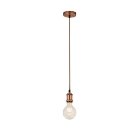 Antique Copper 1Lt Cable Suspension