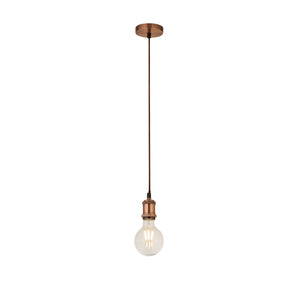 Antique Copper 1Lt Cable Suspension