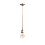 Searchlight Electric Antique Copper 1Lt Cable Suspension 7461CU