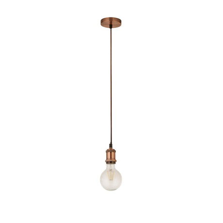 Searchlight Electric Antique Copper 1Lt Cable Suspension 7461CU