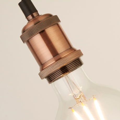 Searchlight Electric Antique Copper 1Lt Cable Suspension 7461CU