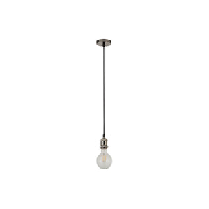 Searchlight Electric Satin Silver 1Lt Cable Suspension 7461SS