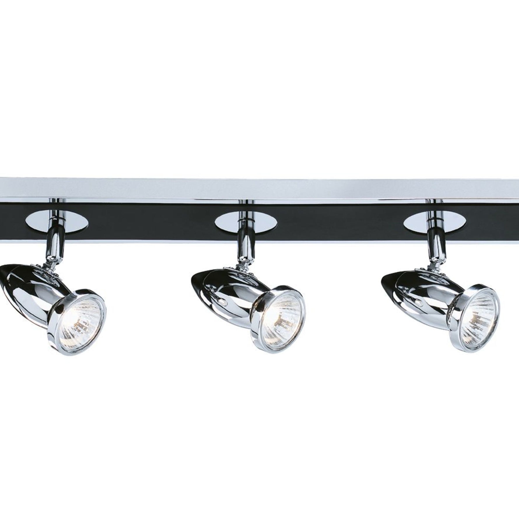 Searchlight Electric Comet 5Lt Bar Spotlight - Matt Black & Polished Chrome 7495