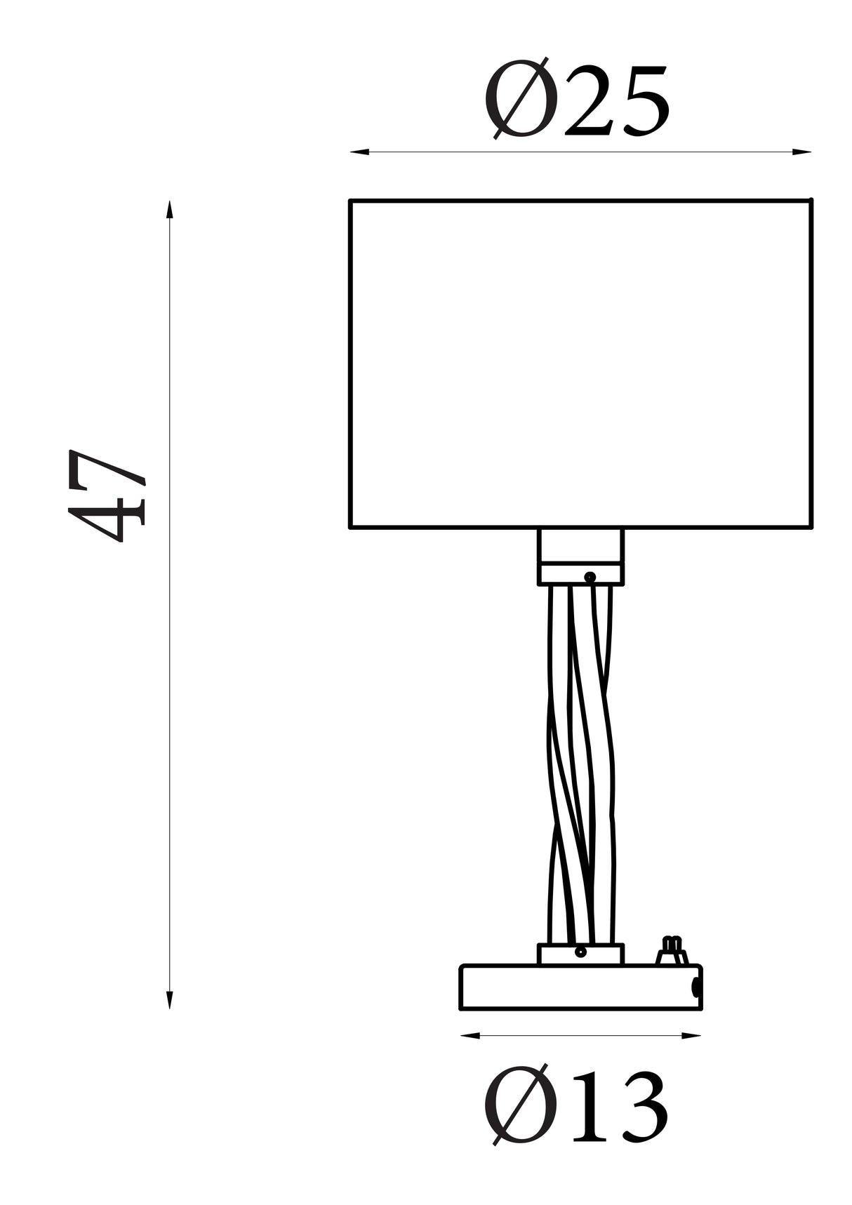 Searchlight Electric Vegas Table Lamp  - Satin Silver Metal & Ivory Hessian Shade 7564SS