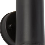 Searchlight Electric Coastal Outdoor LED 2Lt Wall Light- Black Polypropylene,IP44 7592-2BK