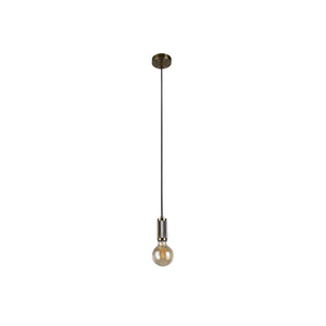 Searchlight Electric Suspension Cable - Antique Brass & Gold Braided Cable 77651AB