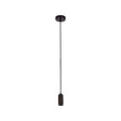 Suspension Cable - Knurled Black Metal & Black Braided Cable