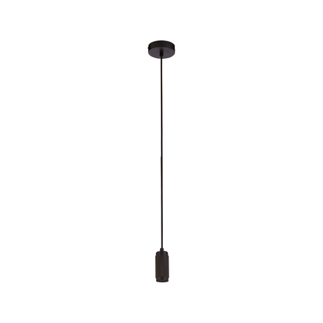 Suspension Cable - Knurled Black Metal & Black Braided Cable