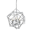 Cube 3Lt Pendant  - Polished Chrome Metal