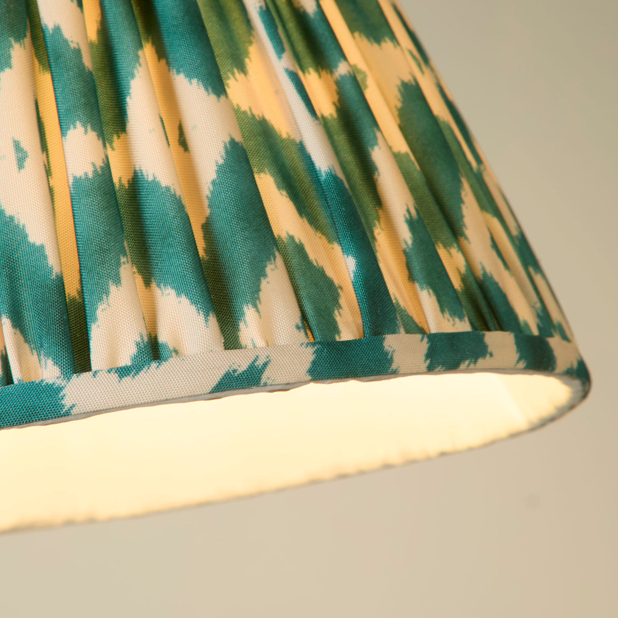 Searchlight Electric Eloise Green Pattern Tapered Shade 78641GR