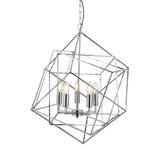 Cube 5Lt Pendant - Polished Chrome Metal