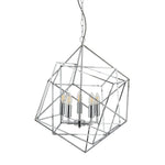 Searchlight Electric Cube 5Lt Pendant - Polished Chrome Metal 7865-5CC