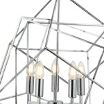 Searchlight Electric Cube 5Lt Pendant - Polished Chrome Metal 7865-5CC