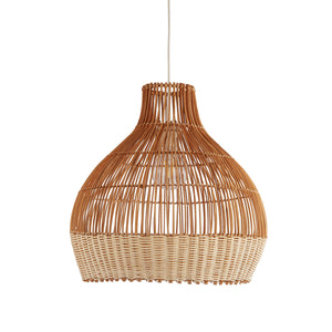 Searchlight Electric Bali Pendant - Rattan 7869CW