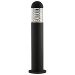 Bronx Outdoor Post- Black Metal & Polycarbonate