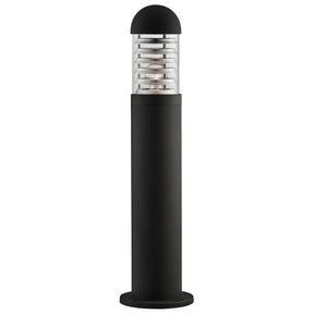 Bronx Outdoor Post- Black Metal & Polycarbonate