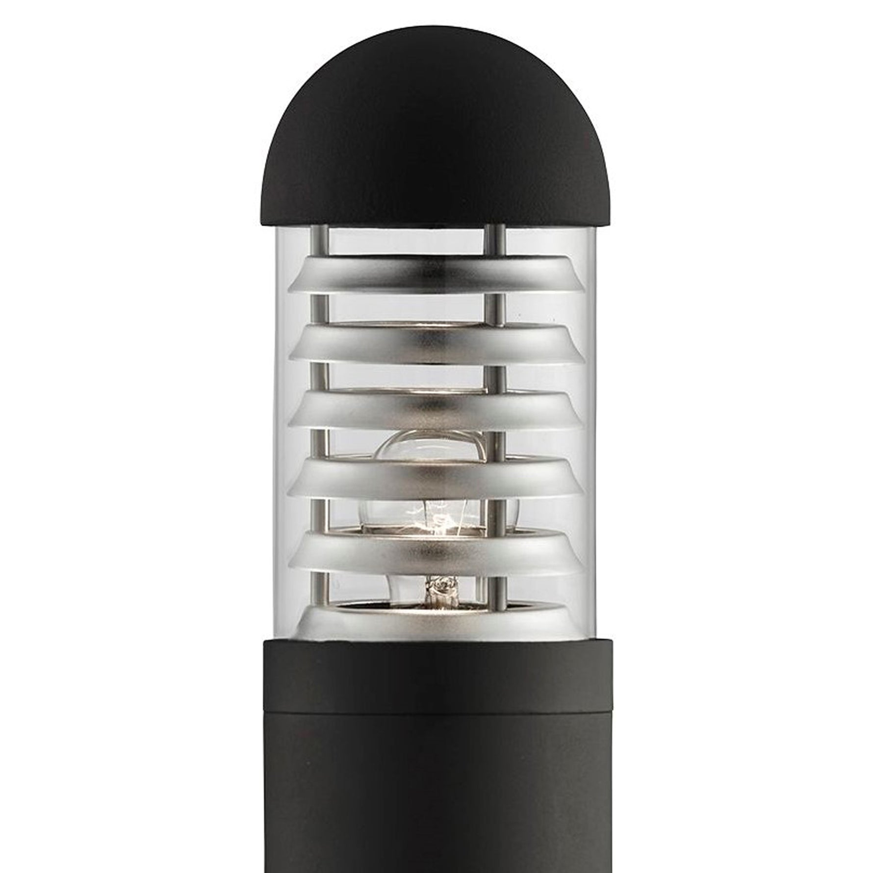 Searchlight Electric Bronx Outdoor Post- Black Metal & Polycarbonate 7900-600BK