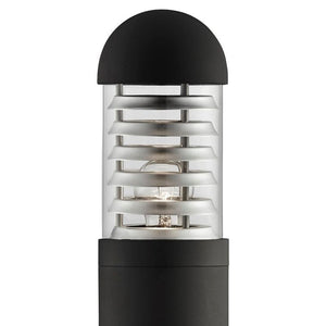 Searchlight Electric Bronx Outdoor Post- Black Metal & Polycarbonate 7900-600BK