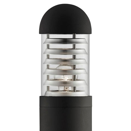 Searchlight Electric Bronx Outdoor Post- Black Metal & Polycarbonate 7900-600BK