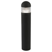 Bronx Outdoor Post- Black Metal & Polycarbonate