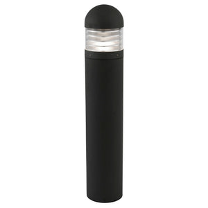 Bronx Outdoor Post- Black Metal & Polycarbonate