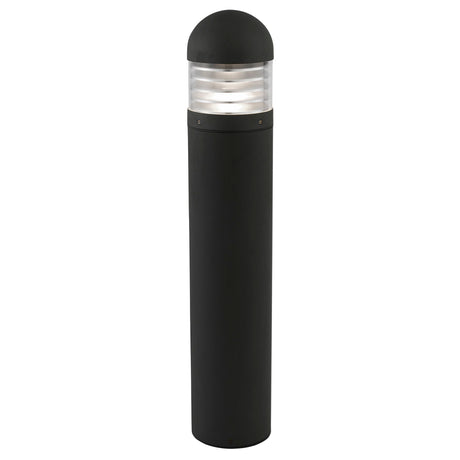 Bronx Outdoor Post- Black Metal & Polycarbonate