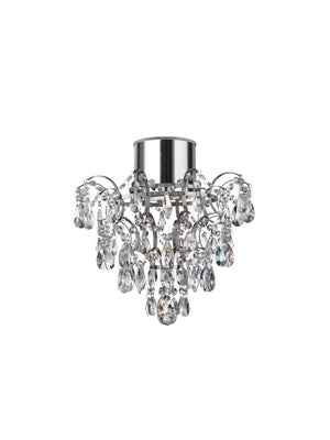 Belle Chandelier  - Chrome Metal & Clear Crystal