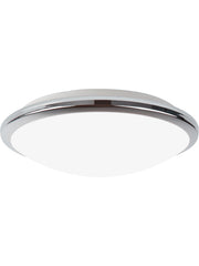 Knutsford Flush  - Chrome Metal & Glass