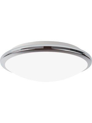 Knutsford Flush  - Chrome Metal & Glass
