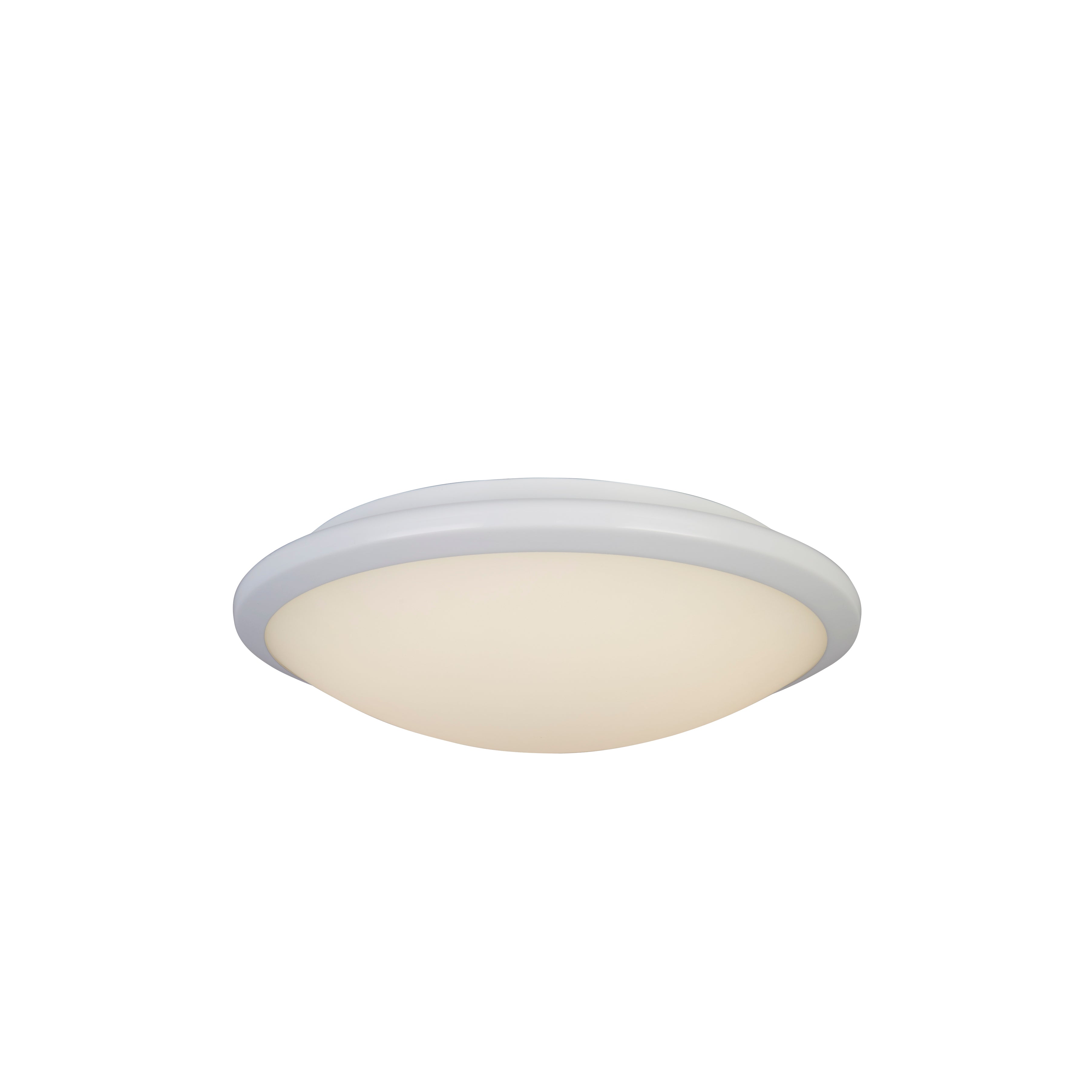 Knutsford Flush - White & Frosted Glass