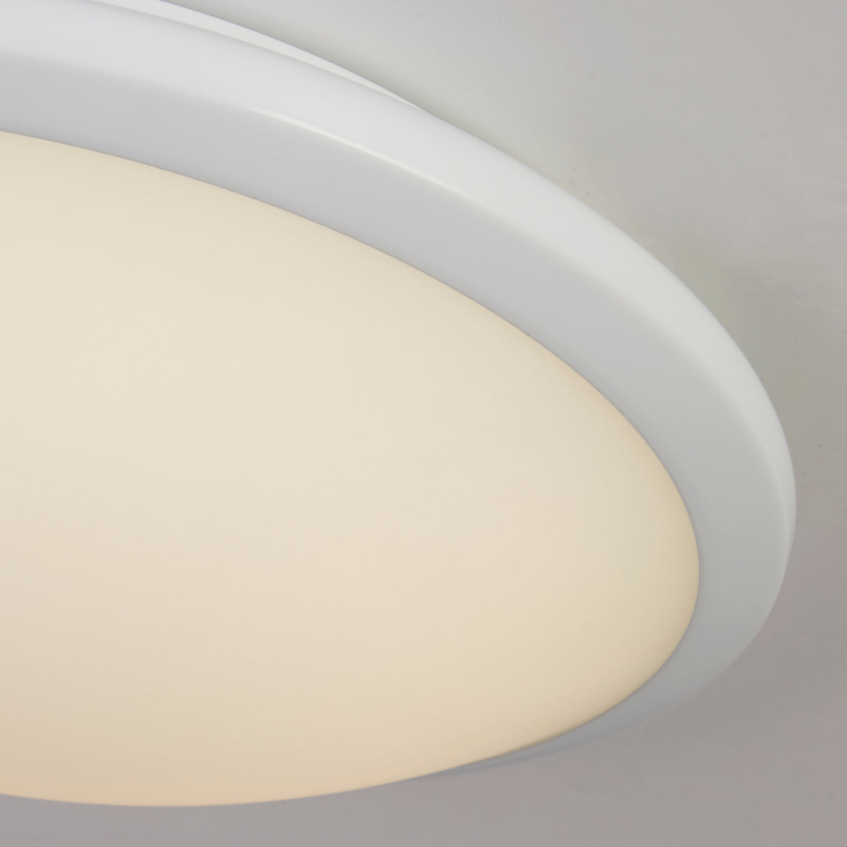 Searchlight Electric Knutsford Flush - White & Frosted Glass 7938-30WH