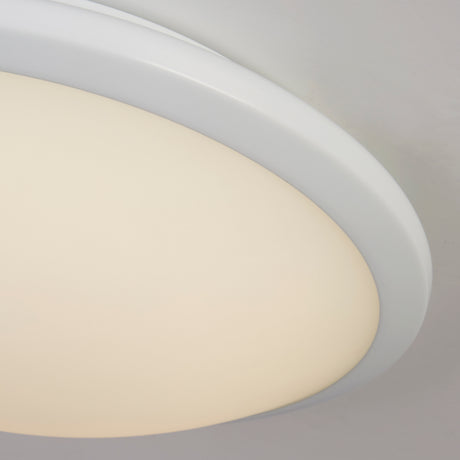 Searchlight Electric Knutsford Flush - White & Frosted Glass 7938-30WH