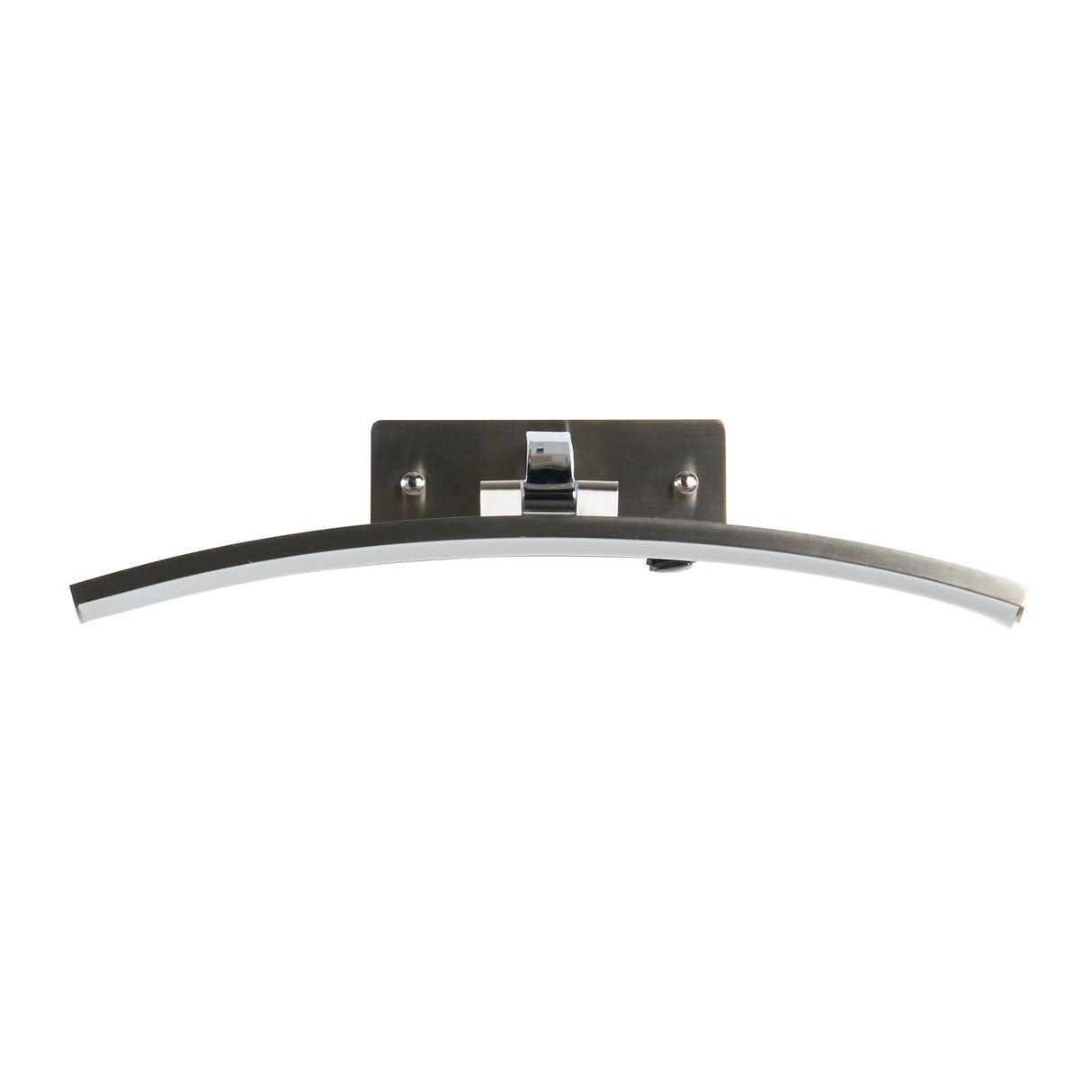 Searchlight Electric Santorini Picture Light - Satin Silver & Polished Chrome 79821-40SS