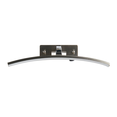 Searchlight Electric Santorini Picture Light - Satin Silver & Polished Chrome 79821-40SS