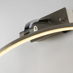 Searchlight Electric Santorini Picture Light - Satin Silver & Polished Chrome 79821-40SS