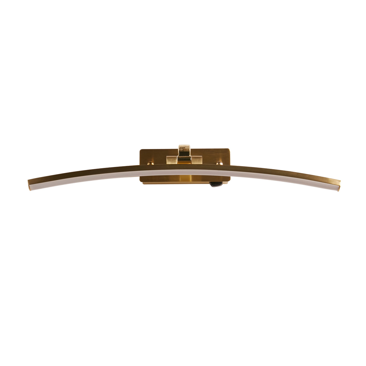 Searchlight Electric Santorini Picture Light - Satin Brass & Polished Metal 79822-50SB