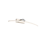 Santorini Picture Light - Satin Silver & Polished Chrome