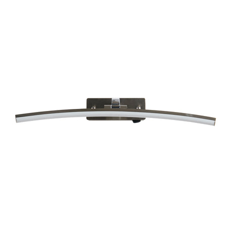 Searchlight Electric Santorini Picture Light - Satin Silver & Polished Chrome 79822-50SS