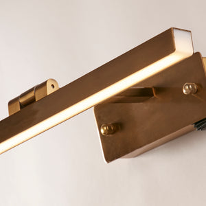 Searchlight Electric Corfu Picture Light - Satin Brass Metal 79824-40SB
