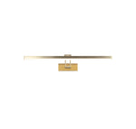 Rhodes Picture Light - Satin Brass Metal