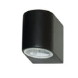 Eiffel Outdoor Wall Light-Black Metal, Clear & Frosted Glass